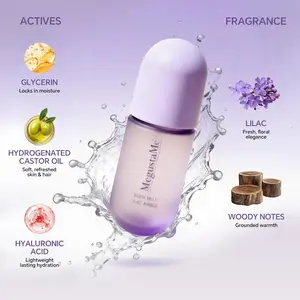 Lilac Amber Body & Hair Mist – Natural Floral Fragrance, Hydrates Skin, Tames Frizz, No Alcohol, Long-Lasting, 3.4 Fl Oz