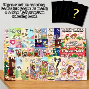 Random adult coloring book, featuring trendy anime style with popular cartoon characters, fantasy scenes, and fun illustrations. High-definition images with rich colors and details cultivate color recognition and improve hand-eye coordination.