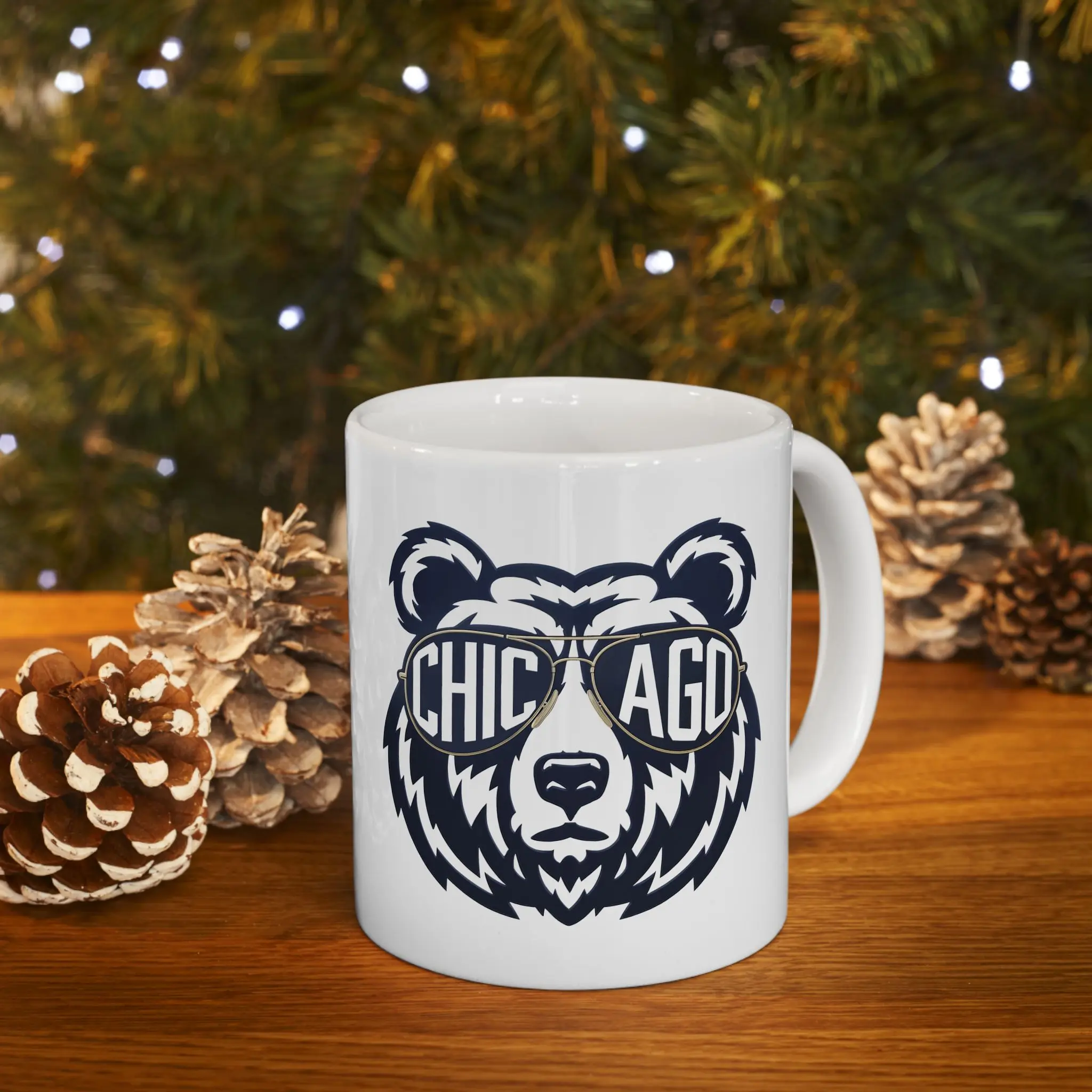 Chicago Bear Logo Mug | Ceramic Coffee Cup