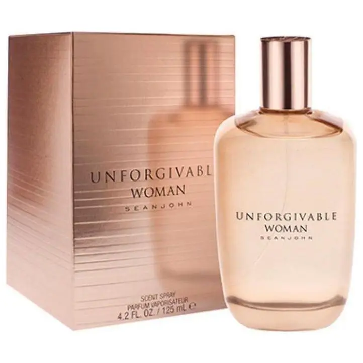 Sean John Unforgivable Women's Eau de Parfum Spray, Sensual Floral Citrus Fragrance with Notes of Jasmine & Bergamot, 4.2 fl oz, Floral Scented Perfume