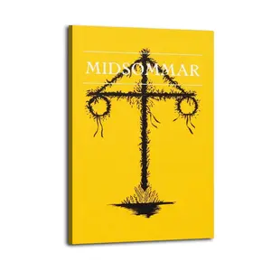 Mid Poster Sommar Folk Horror Vintage Minimalist Movie (1) Gift For Friend Poster Bed Room Living Room Decor Modern Aesthetic Modern Aesthetic Office Gym Art Posters For Dorm Wall Decor