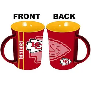 Football Fan Shop MemoryCo Officially Licensed NFL 15oz Reflective Mug - Chiefs Football Fan Shop MemoryCo Officially Licensed NFL 15oz Reflective Mug - Chiefs