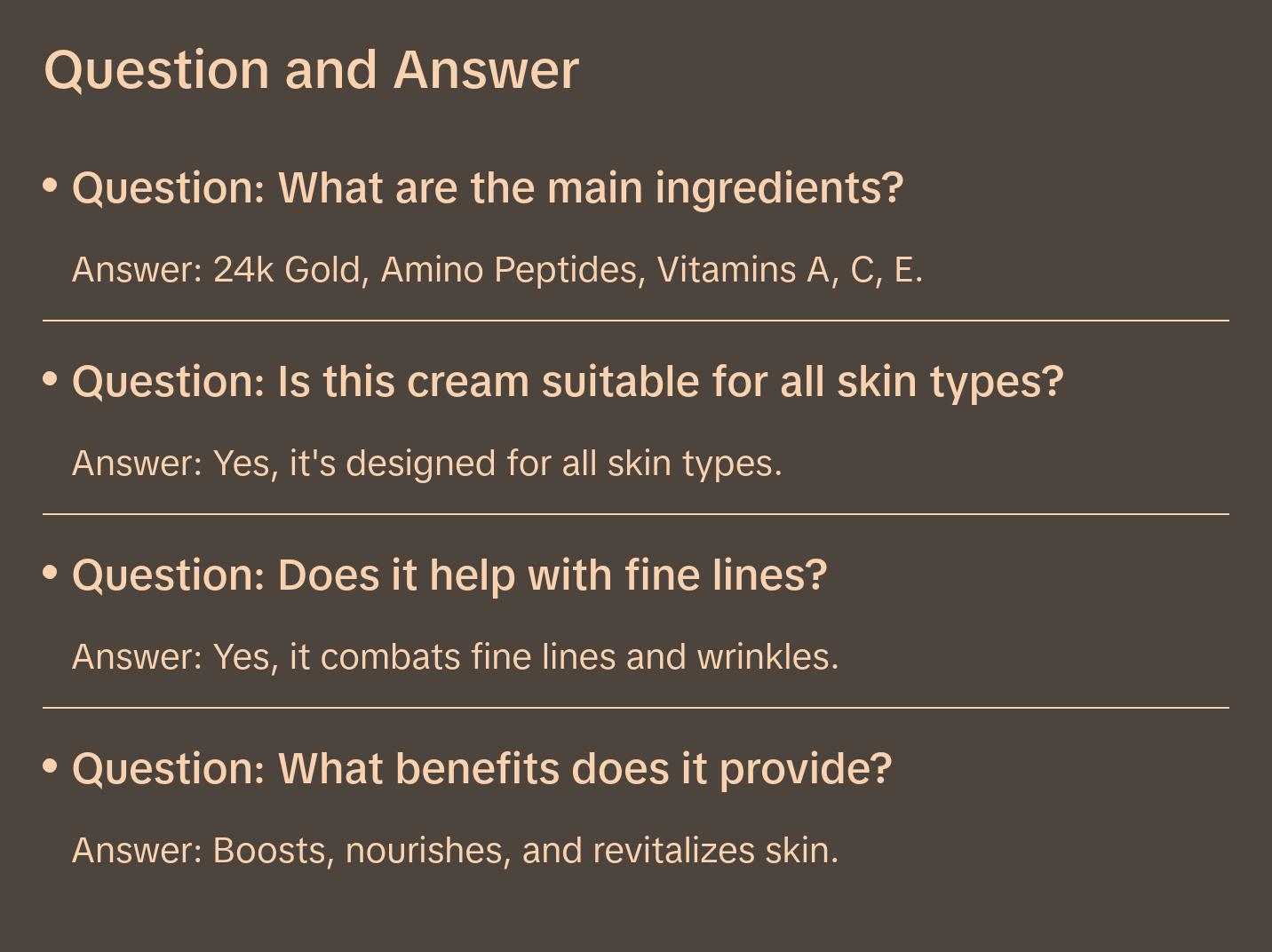 GLO24K Timeless 24K Anti-Aging Cream - Moisturizing Cream with 24K Gold, Alpha-Peptidins & Vitamins for Radiant Skin and Skin Repair