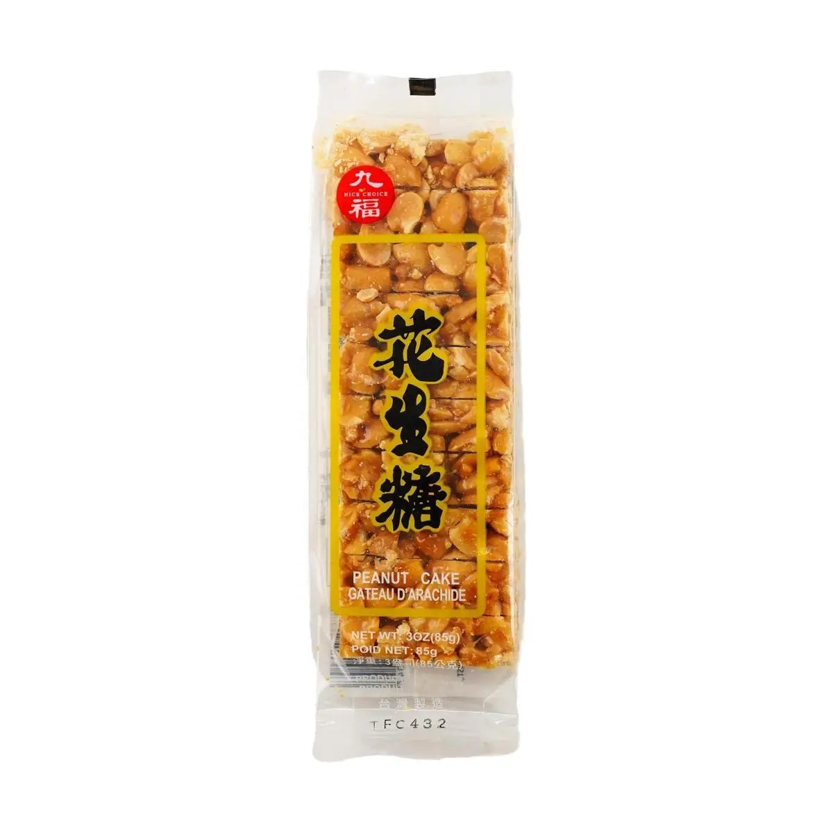 NICE CHOICE Peanut Candy - Traditional Chinese Snack, 85g