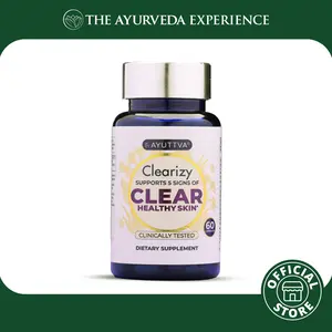 Clearizy Capsules for Clear Skin and Breakout Relief - 5-in-1 Acne Control | Clean Label 100% natural | Fast Acting Long Lasting