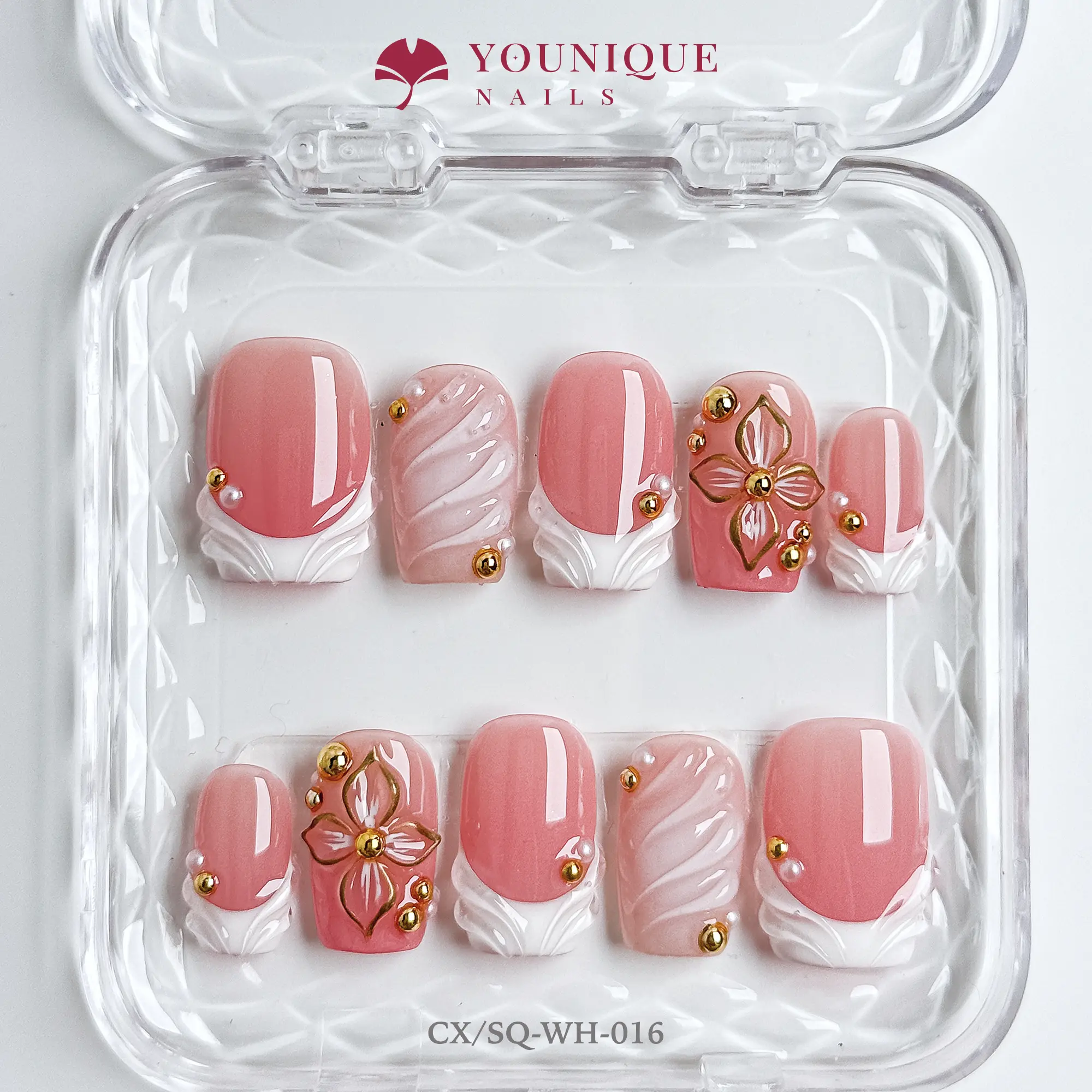Younique Nails  | 10PCS 100% Handmade Press-On Nails | Reusable Colorful Art