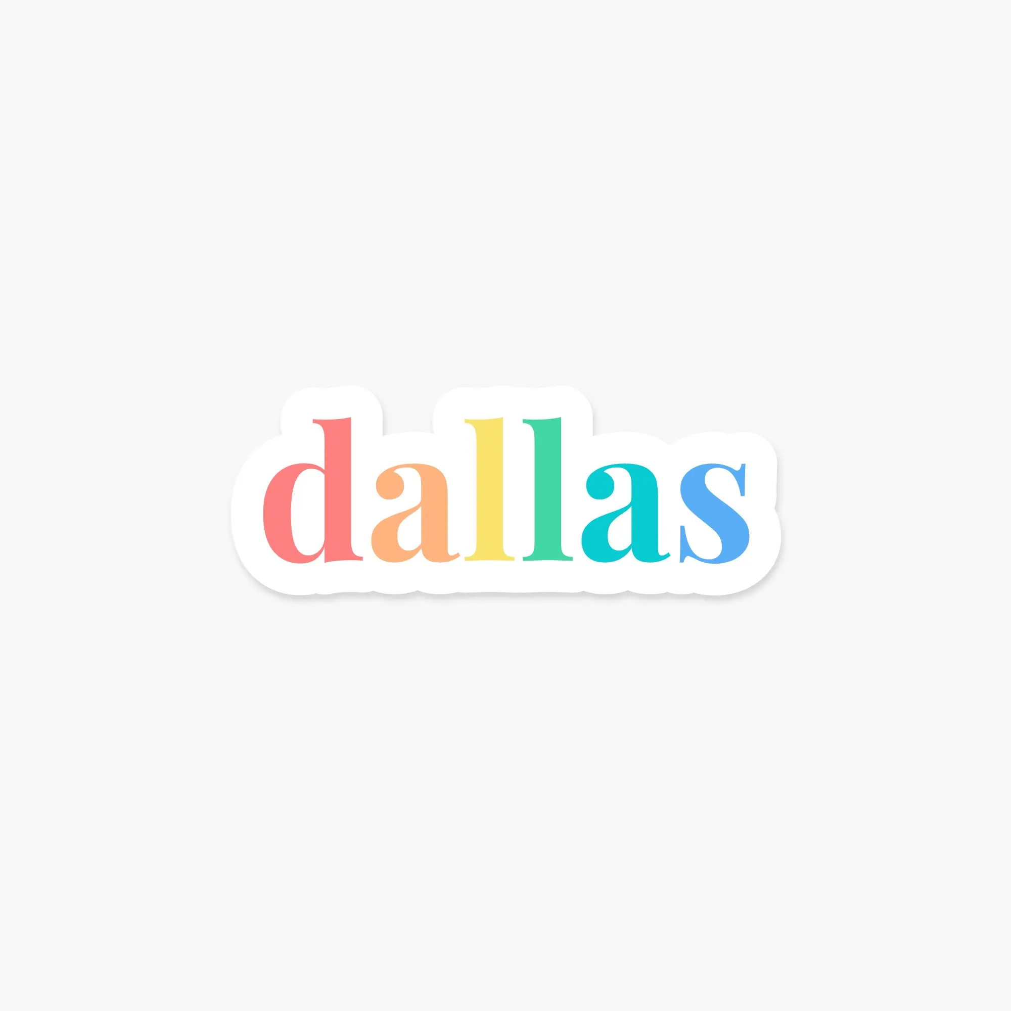 Dallas, Texas Sticker