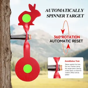 Animal Soft Egg Airgun Target Insert Tree Rotating Target Outdoor Hunting Shooting Practice Target Holiday Gift