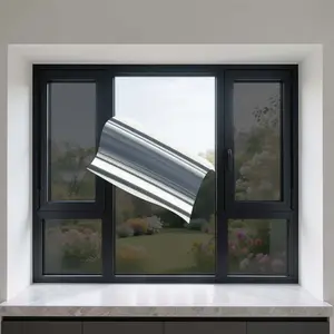 One-way Mirror Window Film, Temperature Control Adhesive Film, Easy To Install Anti-glare Film for Home, Office, Restaurant Or Classroom