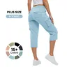 YSENTO Womens Lightweight Capris Hiking Cargo Pants 6 Pockets Quick Dry Casual Outdoor Trip Loose Shorts COMFY MOMS OVER 30 【Plus Size,S XXXXL】 Workout Bottoms Athletic Outfit #outdoorfun