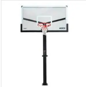 LifeTime LFT90964 72 in. Mammoth Bolt Down Basketball Hoop, Tempered Glass