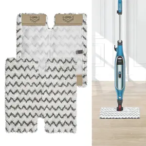 2/4 Packs Steam Mop Replacement Pads for Shark Lift-Away Pro Genius Steam Pocket Mop System, Reusable Washable Non-Contact Stain Catcher, Effective Cleaning, Compatible with Various Shark Models, Kitchen Bathroom Cleaning Supplies, Flat Mop Pads