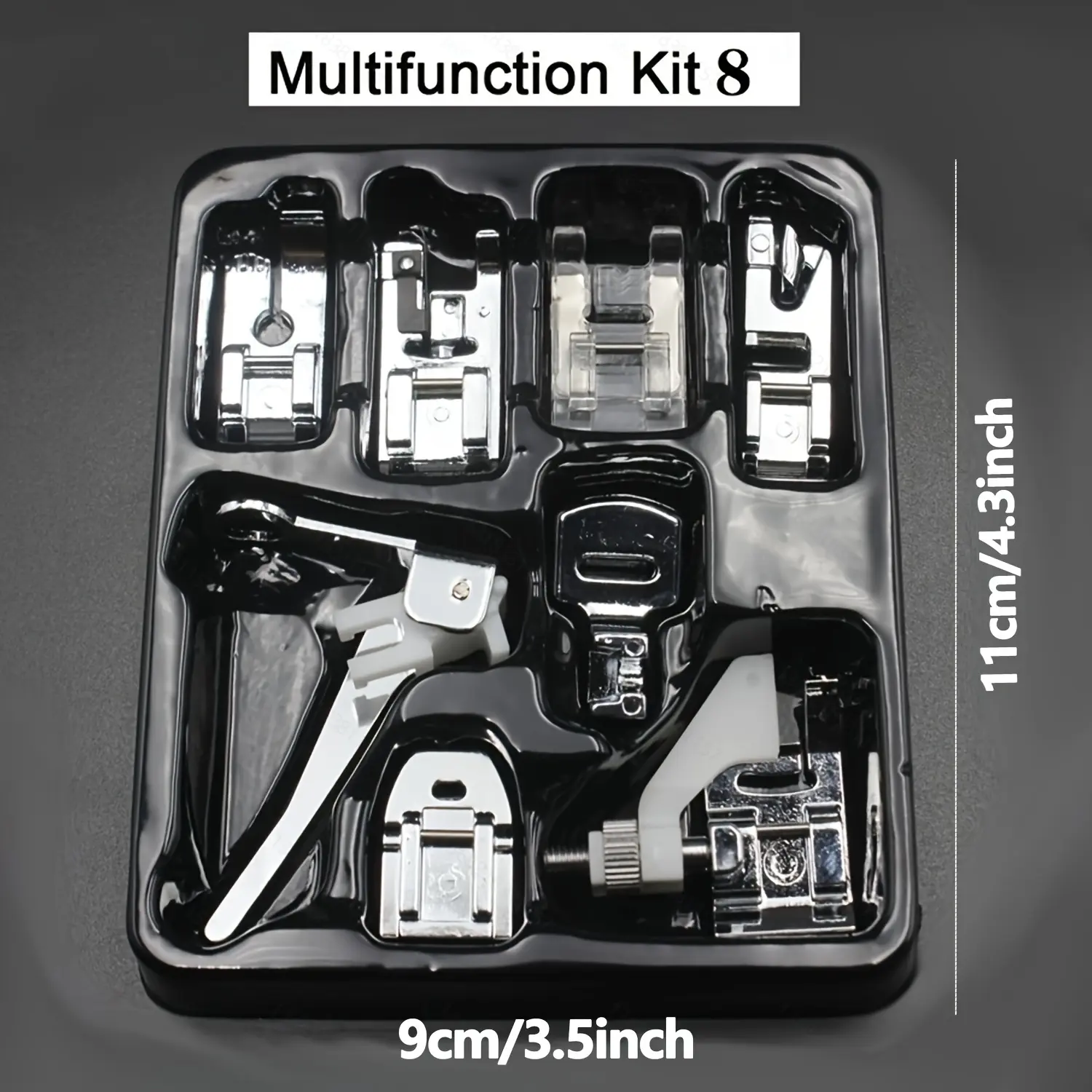 Set Of 11~48 Pieces Of Sewing Machine Presser Feet Sewing Supplies Crafts In A Box