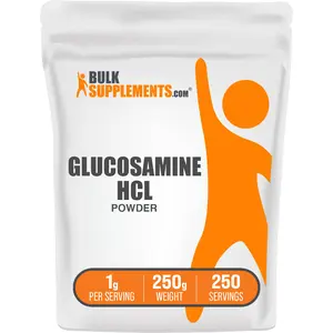 BulkSupplements - Glucosamine HCl Powder - Healthy Joints - Anti-Inflammatory - Healthy Skin - 100g-1kg - 1g per Serving