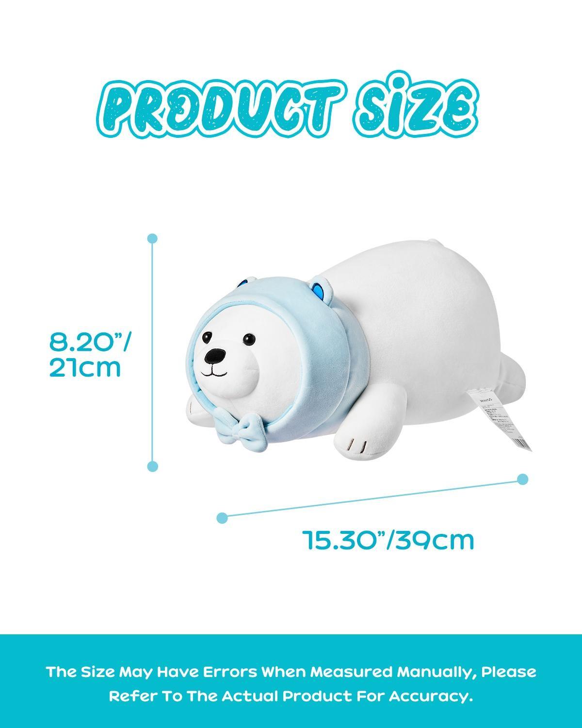MINISO Polar Bear Lying Down Plush Doll - Ultra-Soft White Bear Stuffed Animal, Relaxed Sleeping Pose Floppy Cuddle Buddy for Kids Adults, Home Decor & Holiday Birthday Gift MINISO Polar Bear Lying Down Plush Doll - Ultra-Soft White Bear Stuffed Animal, Relaxed Sleeping Pose Floppy Cuddle Buddy for Kids Adults, Home Decor & Holiday Birthday Gift