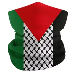 Palestinian Flag Neck Gaiter - Versatile Headwear for Men & Women