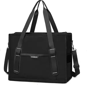 Waterproof Tote Bag for Men & Women, Travel Work Bag w/ Laptop Compartment