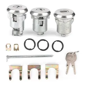 Door Lock Cylinder Kits with Keys For Chevy for Camaro for Caprice 654394765282 [TS1]