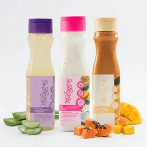 Milagros Shampoo Ultranutritivo, Milagros Tratamiento Biorepolarizador y Milagros Tratamiento a base de frutas ( 3 pack)