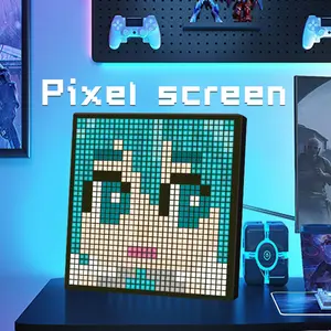 LED Pixel Display DIY Pattern Text Programmable Smart Digital Light APP Control for Home Decoration Bar Advertising E-Sports Electronic Photo Frames Creative Animations Gifts