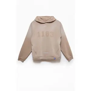 A.R.C. Men's 1183 Khaki Vintage WashÂ Heavyweight Raglan Oversized Fleece Hoodie