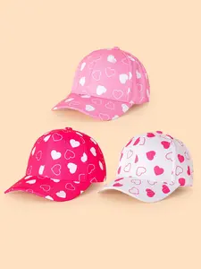 1 Girls' Heart Pattern Baseball Cap with Snap Closure - Lightweight Breathable Visor Hat Suitable for Back-to-School,, Teacher's Day Gift - Spring Summer Daily Wear Cute for All Matching Outfits