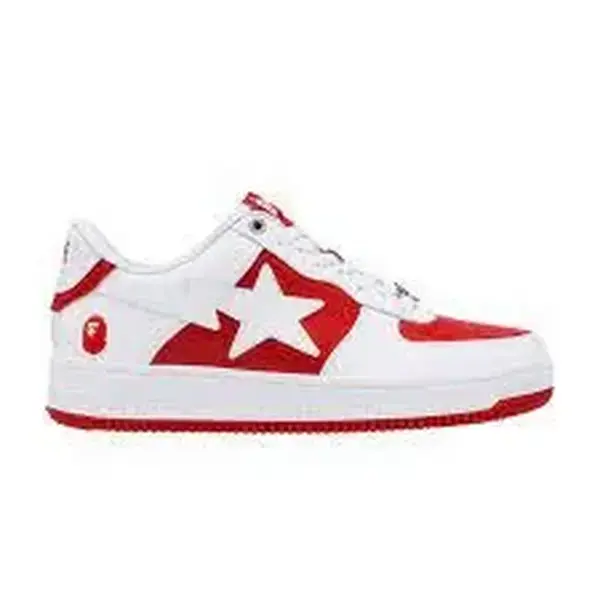 Bape Bapesta Low Red/White 2024 - 8.5