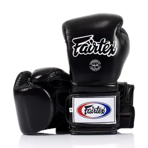 Fairtex BGV9 Mexican Style Black Muay Thai Boxing Glove - Heavy Hitter