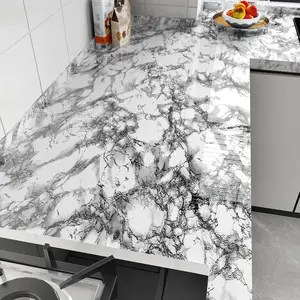 and Contact Paper Removable Countertops, and Marble Wallpaper, Self-Adhesive Peel and Stick Backsplash Vinyl Kitchen