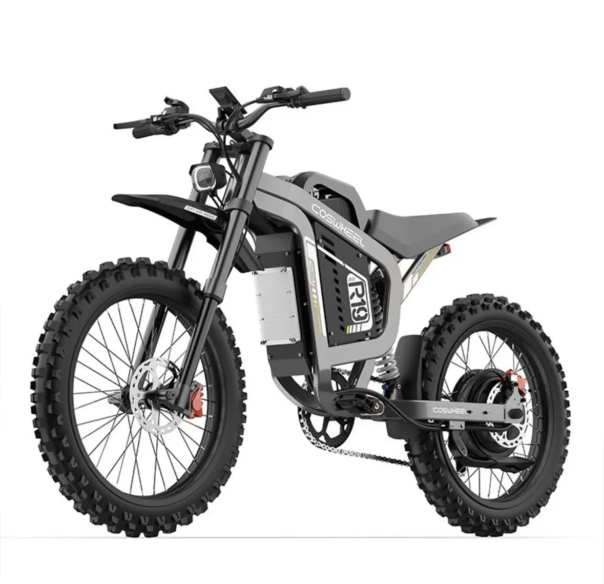 Brand new and original COSWHEEL R19 60MPH Electric Dirt Bike, 9000W 72V 40AH Adult E-bike 125Mi
