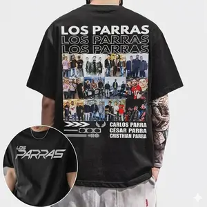 Los Parras T-Shirt, Unisex Shirt, Music Graphic Tee, Album Music Fan Merch 3NQ