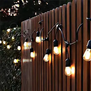 Warm White LED String Lights Cozy Atmosphere Festival Party Decoration Lamps Ideal for Christmas Garden Patio Wedding Restaurant Hotel Bar Indoor Outdoor Ambient Lighting for Holiday Celebrations