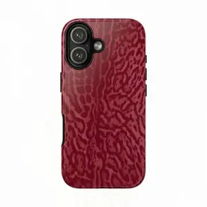 Matte For iPhone 16 Pro Max 16 Plus15 14 13 Pro Max 12 Pro Max Burgundy Leopard Print Tough Phone Case, Stylish Protective Cover Hard Case Tough 2-piece Phone Case air girl
