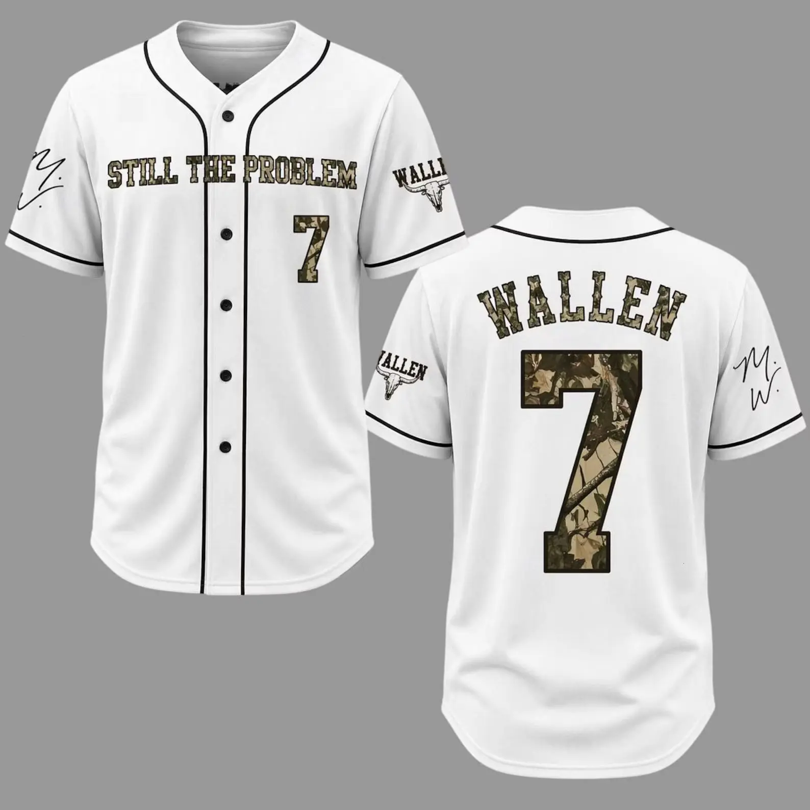 MW Baseball Jersey, Wallen Still The Problem Tour 2026 Baseball Jersey, Country Music Fan Merch Shirt