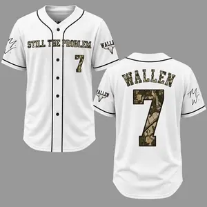 MW Baseball Jersey, Wallen Still The Problem Tour 2026 Baseball Jersey, Country Music Fan Merch Shirt