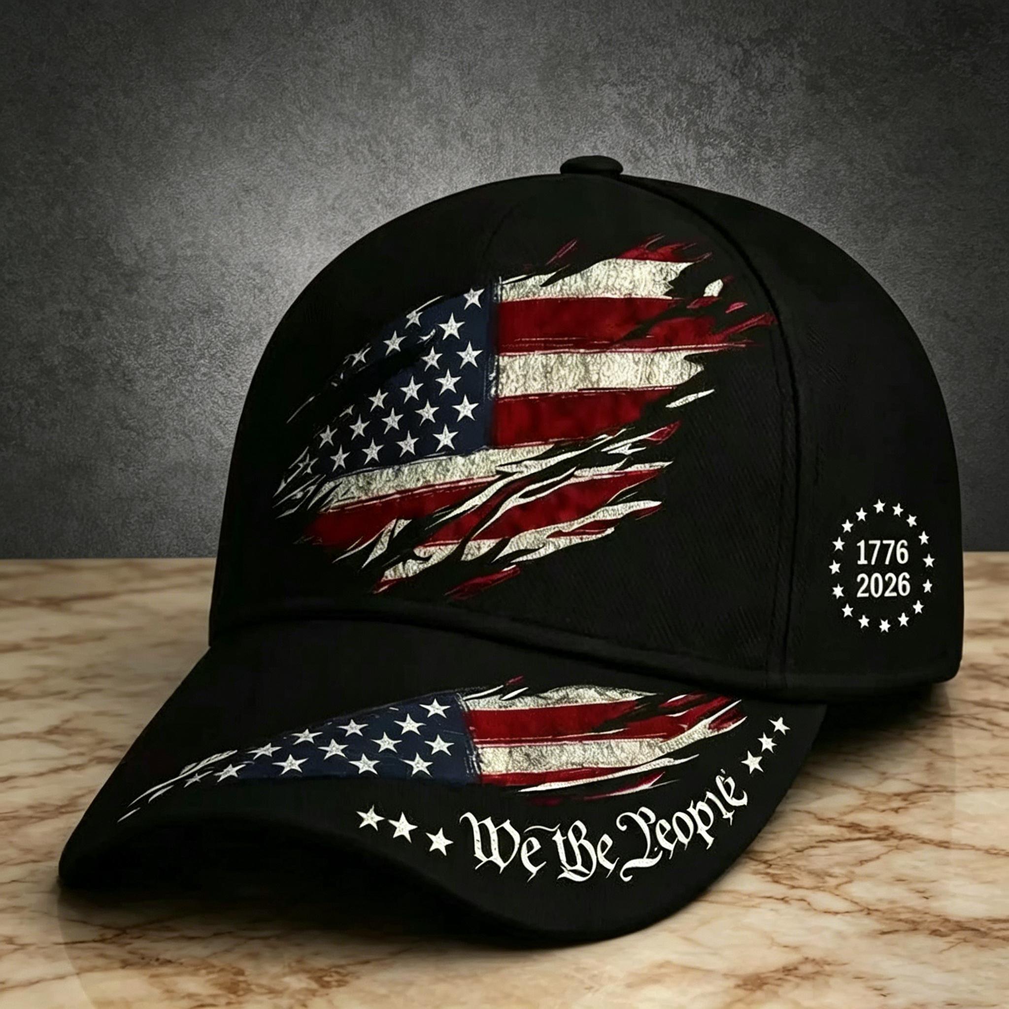2pcs 250th Anniversary Print Baseball Cap, Adjustable Unisex Sun Cap, Suitable for Everyday Wear and Casual Style 2pcs 250th Anniversary Print Baseball Cap, Adjustable Unisex Sun Cap, Suitable for Everyday Wear and Casual Style