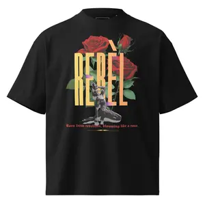 Revolte “Rebel Bloom” Oversized Tee
