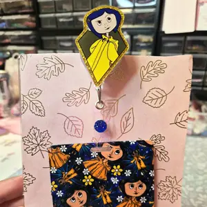 Coraline Badge Reel & Badge Buddy