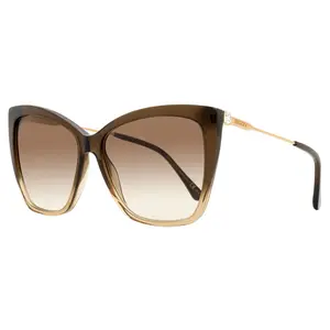 Jimmy Choo Butterfly Sunglasses Seba 0MYHA Brown-Beige/Copper 58mm