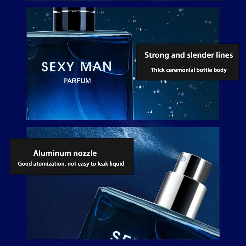 Men's Light Fragrance Cologne Perfume, 1 Count Long Lasting Captivating Fragrance Perfume, for Work Travel and Daily Use, Men Gifts, Christmas Gift, Perfume for Men, Fragrances Men, Portable