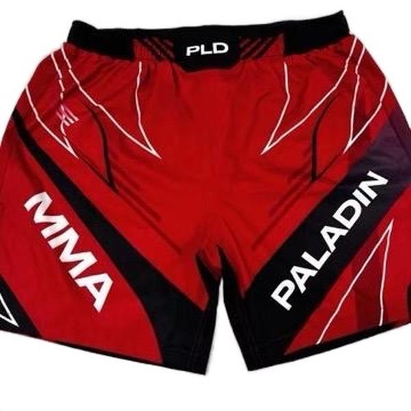 PLD MMA Red Short by Pld MMA - Performance Fabric with Thermo-glued Side Slits & Elasticated Waistband for MMA Athletes - Lightweight & Flexible PLD MMA Red Short by Pld MMA - Performance Fabric with Thermo-glued Side Slits & Elasticated Waistband for MMA Athletes - Lightweight & Flexible