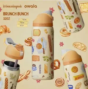 Owala FreeSip 32oz Brunch Bunch Insulated Stainless Steel Water Bottle