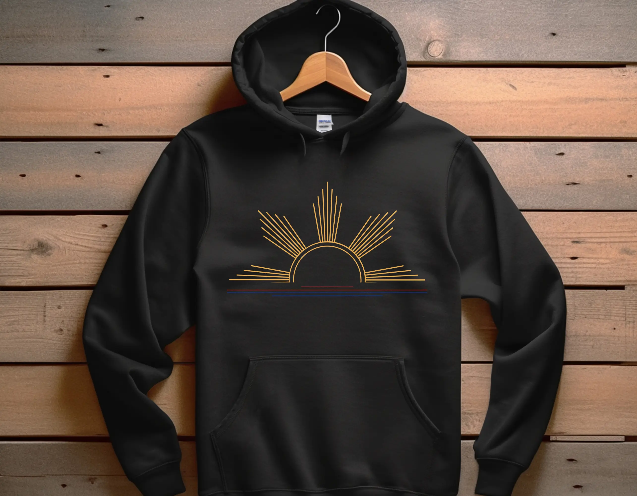 Filipino Pride Hoodie: Philippines Sun Graphic, Unisex Sweater, Filipino Gift