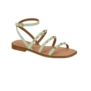 Vizzano Studded Strappy Flat Sandals | Brazilian Style Comfort Sandals | Chic Everyday Shoes