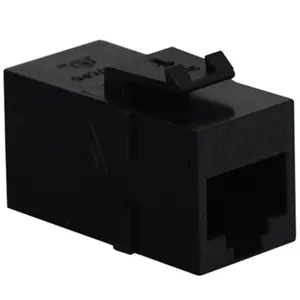 ICC  Cat 6 Rj-45 & Rj-45 Modular Coupler- Black