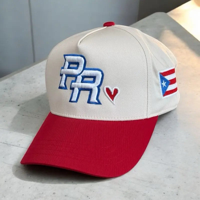 PR Heart Khaki/Red