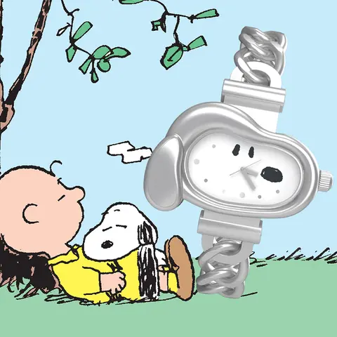 Snoopy Unisex Casual Analog Wristwatch - Vintage, Oval, Adjustable Strap, Blind Box Accessory, Gift Box, Cute Fashion Accessory for Christmas, Birthday Presents