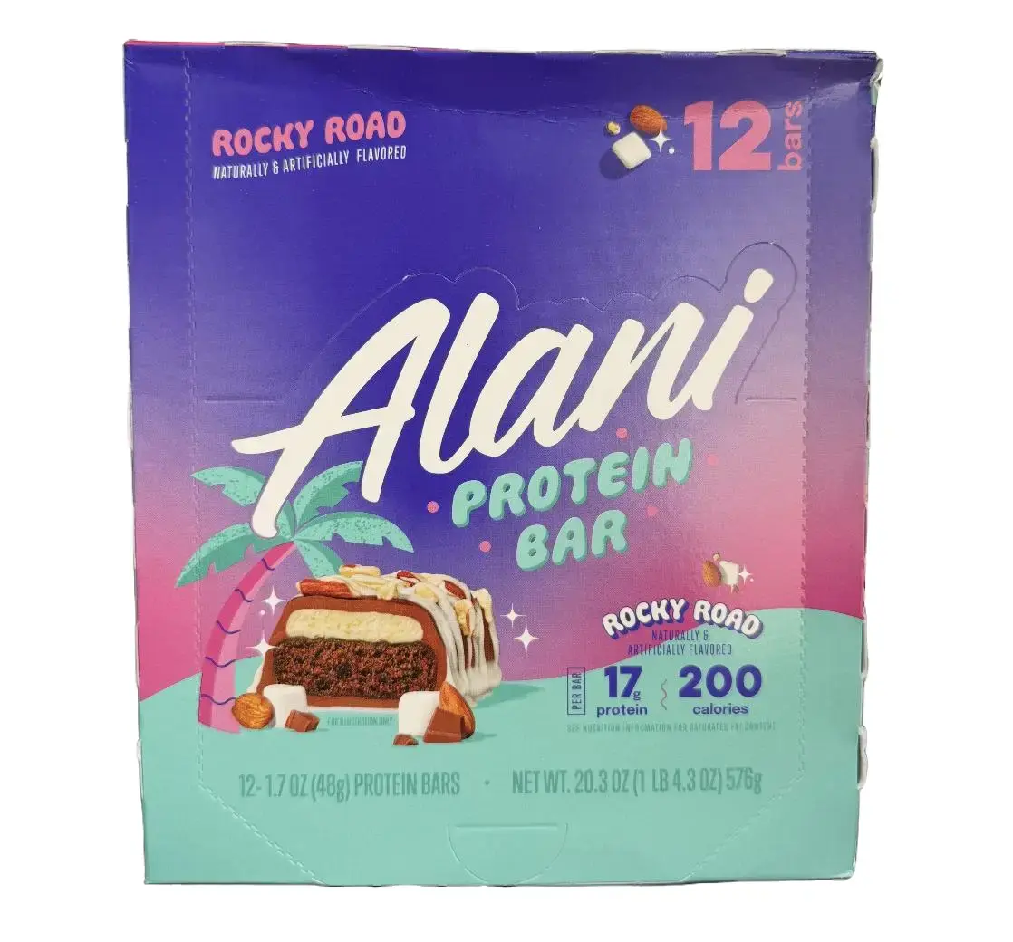 Alani Nu Protein Bar Rocky Road 12 Pack Alani Nu Protein Bar Rocky Road 12 Pack