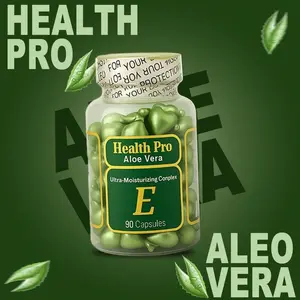 Aloe Vera Moisture Complex Capsules with Vitamin E, | Skin Support for Face, Hair & Body | Helps Hydrate, Smooth & Nourish | 90 Capsules by Nu-Health, Natural, Supplement, Moisturizing