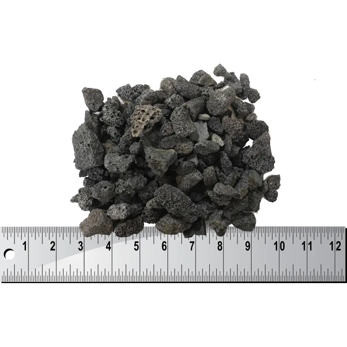 Dagan LR-1-50 Black Lava Rock - 1 in., 50 lbs Bag, Low-Maintenance Media Option, Fire Feature Flame Media for Home Mold & Damp Proofing Care Supplies
